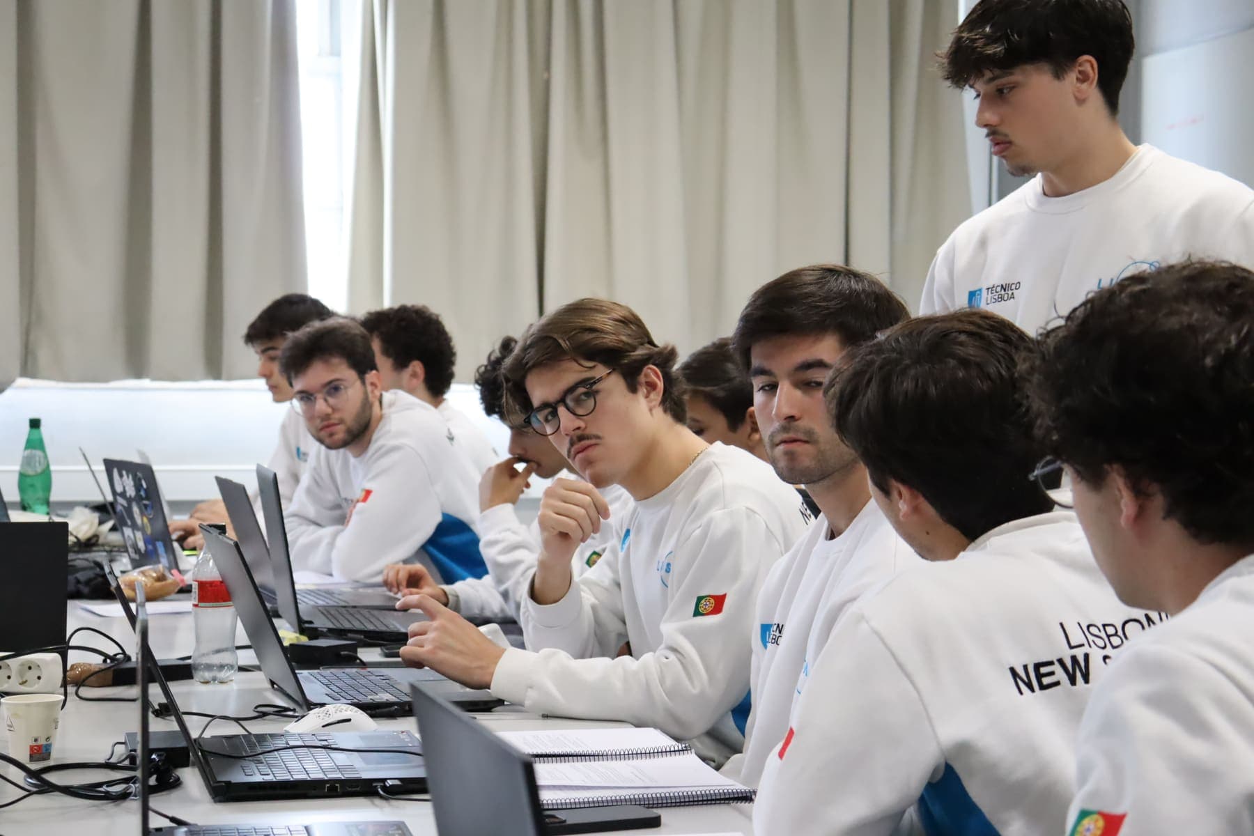 The team following the jury’s questions